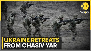 RussiaUkraine War Ukraine retreats from parts of Chasiv Yar as Russia advances  WION News [upl. by Icul732]