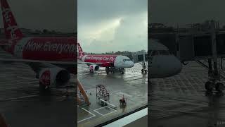 Malaysia flight airasia airport airasiaflight flight Kuching aeroplane nowwvwryonecanfly [upl. by Nort]