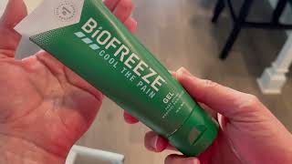 Biofreeze Pain Relief Gel Arthritis Pain Reliver Knee amp Lower Back Pain Relief Sore Muscle Relief [upl. by Madanhoj750]