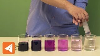 Potassium permanganate and dilution  Molecular Structure  Chemistry [upl. by Saduj982]