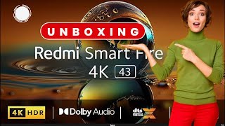 Unboxing the Redmi Fire TV 43Inch  First Impressions amp Setup [upl. by Avah459]