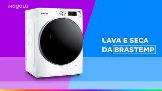 Lava e Seca Brastemp 10kg BNC10AB Inverter  Smart Sensor Água Quente Branco [upl. by Perni]