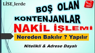 LİSEDE NAKİL İŞLEMİ NASIL YAPILIR   LİSELER ARASI NAKİL [upl. by Yllrebmik163]