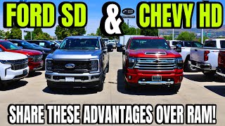 Ford Super Duty And Chevy Heavy Duty VS RAM HD 3 Advantages The Competition Has Over RAM [upl. by Ungley]