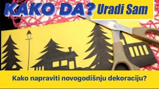 Kako Napraviti Dekorativne Novogodisnje Svece URADI SAM [upl. by Layman]