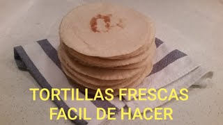 COMO HACER TORTILLAS DE MAIZ [upl. by Adnolehs51]