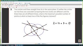 Topic 1 and 2 Some basic concepts in geometry and angles Exercises [upl. by Merceer]