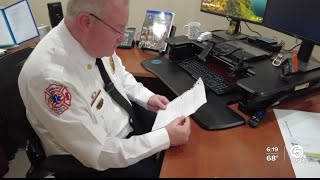 Veterans guide Greenacres Fire Rescue chief whose son is in boot camp [upl. by Oremar513]