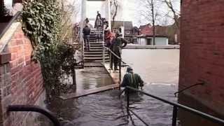 Hitzacker  Elbe Hochwasser 2006  Überschwemmung der Altstadt [upl. by Ynaffet468]