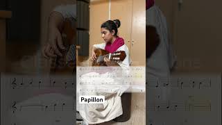 How to play papillon guitar guitartutorial instructr Farzin Niazkhani آموزش گیتار فرزین نیازخانی [upl. by Goldfinch223]