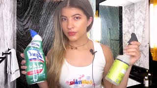 Asmr Colombiano Limpiando mi Baño 🛀 [upl. by Geralda]