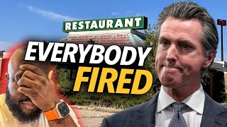 Businesses Close Up Restaurants Fire Everyone After New Minimum Wage Law Kicks In For California [upl. by Ahsiret]