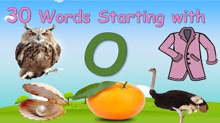 30 Words Starting with Letter O  Letter O words  Words that starts with O [upl. by Kinimod708]