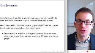 Microeconomics Lecture 4 Welfare EconomicsConsumer amp Producer Surplus [upl. by Oirram813]