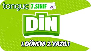 7Sınıf Din 1Dönem 2Yazılıya Hazırlık 📝 2024 [upl. by Sheffy]