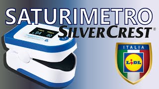 Saturimetro Pulsossimetro SPO 55 SilverCrest LIDL Utile per COVID19 [upl. by Bocyaj]