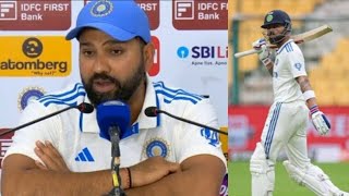 Rohit Sharma Press Conference After India vs New Zealand 2nd Test 2024 [upl. by Yuhas403]