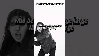 CLICK CLACK  BABYMONSTER 🎧🎼 music trending pop kpop babymonster clickclack vibes [upl. by Roobbie158]