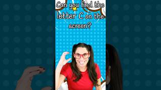 Can you find the LETTER C on the screen Spotting Letters for Kids shorts letters learningletters [upl. by Anabelle]