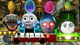 Thomas amp Friends vs Choo Choo Charles 2 vs Hell Charles vs Cursed Thomas and Friends amp Mahine Thomas [upl. by Norwood483]