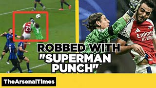 ROBBED AGAIN Thought He Was quotROMAN REIGNSquot Thats A quotSUPERMANquotPunch From Inter Milan Keeper [upl. by Eidoc]