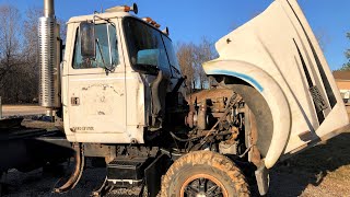 First Start In a Long Time  1978 Cummins 855 Cubic Inch Diesel [upl. by Arual]