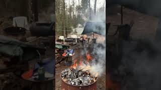 Making Biochar in a Homemade Retort Kiln biochar terrapreta pyrolysis [upl. by Ised786]