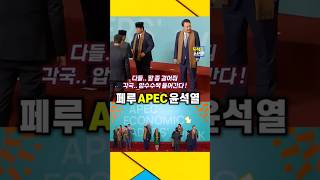 아무도 말을 걸지않는 윤석열  페루 APEC  윤석열 김건희특검 검찰공화국 [upl. by Brodie]