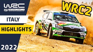 WRC Rally Highlights  WRC Rally Italia Sardegna 2022  WRC2 Friday [upl. by Corissa623]