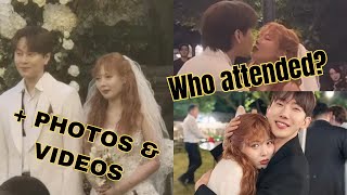 Hyuna And Yong Junhyung’s Wedding 현아 amp 용준형 결혼  Who Attended  See Videos [upl. by Aksoyn]