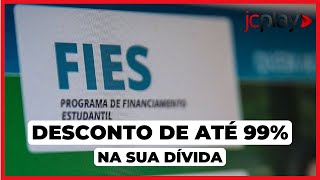 DÍVIDA FIES Saiba como RENEGOCIAR com até 99 de DESCONTO [upl. by Anawit]