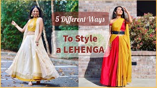 Myntra Lehenga Haul Affordable Lehengas for MehandiHaldiSangeet amp Wedding  Rupal Yadav myntra [upl. by Eve]