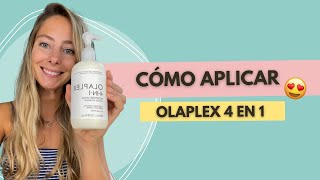 Olaplex 4 en 1 Cómo Aplicar La Nueva Mascarilla [upl. by Yendis]