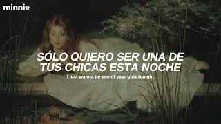 The Weeknd JENNIE LilyRose Depp  One Of The Girls  Sub Español  Lyrics [upl. by Norit]