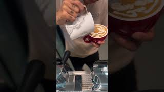 “Shiba Inu” coffee latteart latte espresso espresso barista baristalife reels youtubeshort [upl. by Mayap]