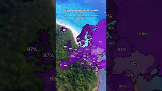 Access to internet in Europe mapping map geography history [upl. by Niabi]