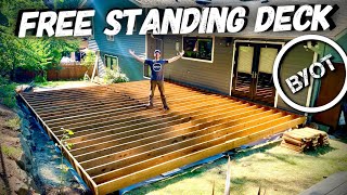 HOW TO BUILD A DECK  START TO FINISH Part 1 of 2 [upl. by Novel156]