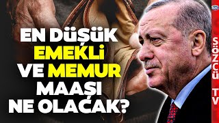 Kök Aylık SSK BağKur Emekli ve Memur Zammı En Düşük Emekli Maaşı Ne Kadar Olacak [upl. by Ahseenat330]