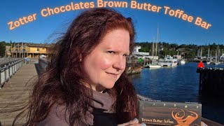 Zotter Chocolates Brown Butter Toffee Bar Review [upl. by Yeleen]