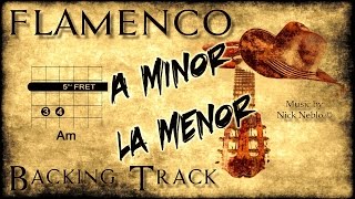 Flamenco Rumba Spanish Backing Track Am G F E fast [upl. by Margetts]