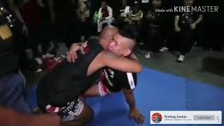 Suasana Belakang Studio MMA Setelah Pertandingan Usai   THEO VS AHONG  Juara Baru One Pride MMA [upl. by Ama483]