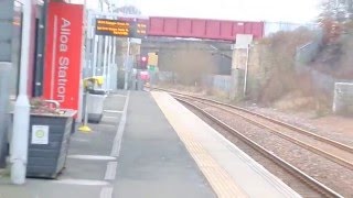 Alloa Railway Station Clackmannanshire [upl. by Fishback]