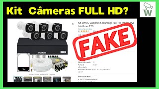 Como saber se um kit câmeras é full HD cuidados com anuncios que não são claros [upl. by Warchaw231]