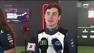 F1 Azerbaijan Baku  Entrevista Colapinto Post Q3  1492024 [upl. by Kashden]