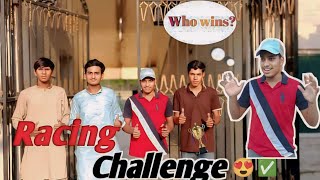 Racing challenge🏃‍♂️ life me pahli baar itna bhaga or Jeet gaya 😂 [upl. by Schiffman]