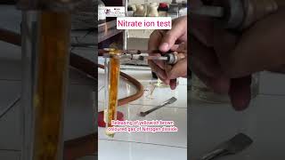 🔥Nitrate ion test🔥with Practical Guru Monu Sharma [upl. by Ramin624]