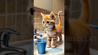 A small kitten vomited in a cup and was abandoned cat kitten cute story feat  Alexis Bennett [upl. by Anyaled696]