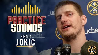 Nikola Jokić Post Practice Interview 🎙  41724 [upl. by Benedick514]