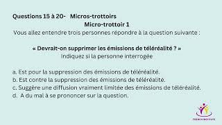 TEF CANADA COMPRÉHENSION ORALE NOUVEAU FORMAT NEWFORMAT  TEST 3 [upl. by Ahsiekar]