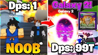 HOW To Go From NOOB To GALAXY 2 Anime Champions Simulator Roblox [upl. by Trebla312]